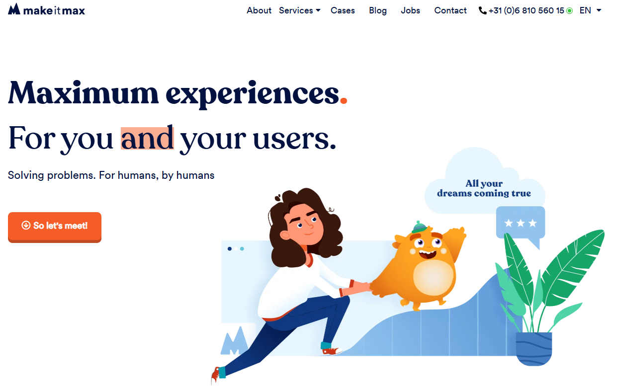 Make it Max branding - Maximum experiences