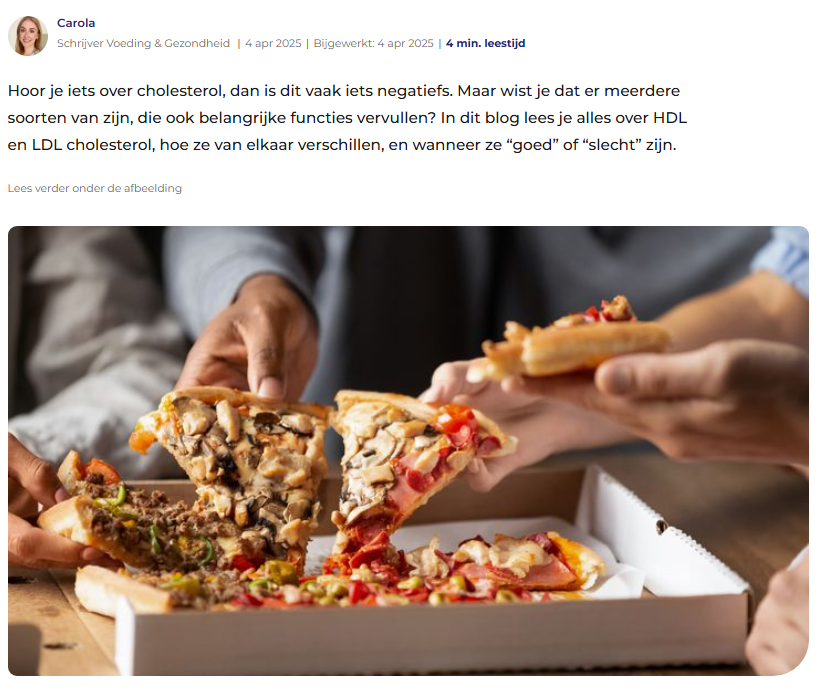 Wat is het verschil tussen HDL en LDL cholesterol?