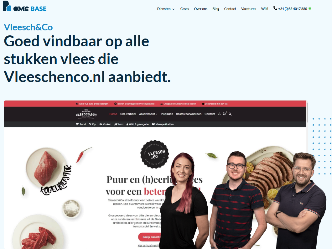Vleesch&Co website